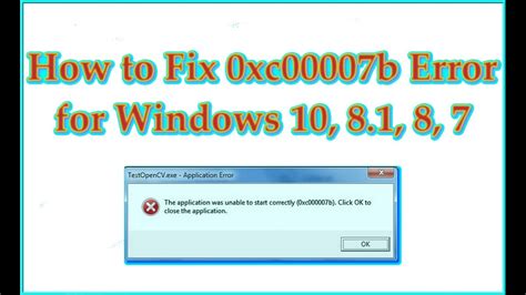 How To Fix Xc B Error For Windows Youtube