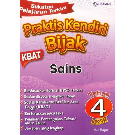 Buddybookstore Buku Latihan Praktis Kendiri Bijak Tahun Nusamas