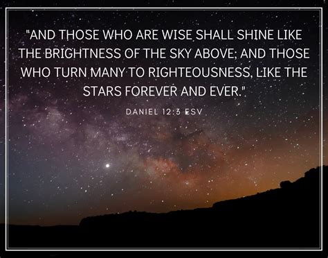 Shine Like The Brightness Of The Sky Above Daniel Print Wall Art