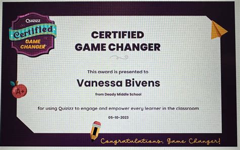 Quizizz On Twitter RT DatAmazingCoach I Am A Certified Game