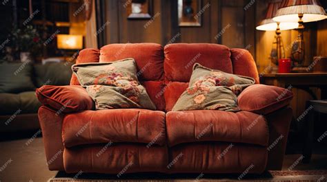 Premium Photo | A Photo of a Cozy Reclining Loveseat