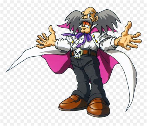 Dr Wily Megaman 8 Original Render Art Dr Wily Megaman 8 Hd Png Download Vhv