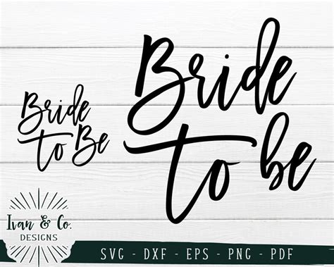 Bride To Be Svg Files Wedding Svg Bachelorette Svg Vector Etsy