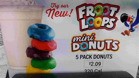 Review I Try The Hardee S Froot Loops Mini Donuts Mischievous Munchies