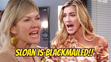 Sloan Is Blackmailed Kristen Accidentally Discovers Sloans Dark