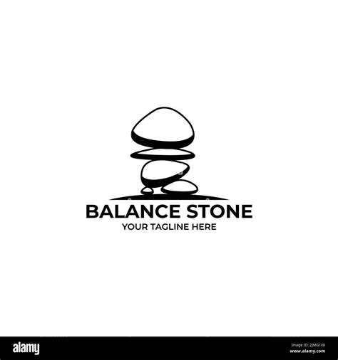 A vector illustration of balanced stones Stock Vector Image & Art - Alamy