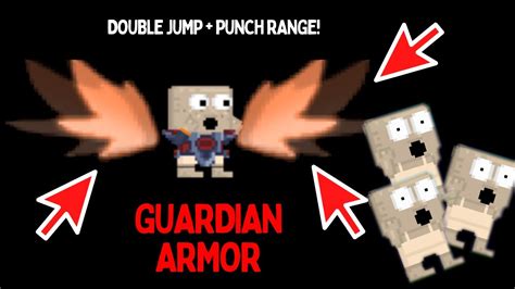 Growtopia Guardian Armor Iotm 2021 Item Of The Season Youtube