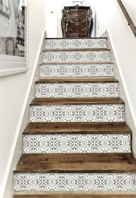 Stair Riser Vinyl Strips Steps Removable Sticker Peel Etsy