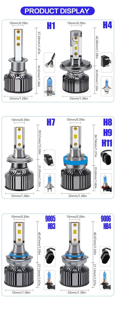 Ampoule Phare K Lm V For Car Hir H Ampoules Led H