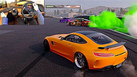 Drifting A Mercedes AMG GT S On CarX Drift Racing Online Logitech G29