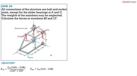 3d Rigid Body Equilibrium Part 5 Youtube