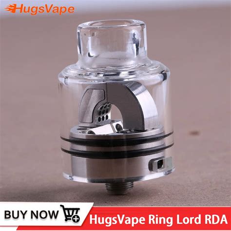Original Vape Hugsvape Ring Lord Rda Atomizer 27mm Tornado Airflow 510
