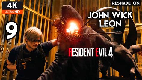 Resident Evil Remake Chapter Leon As John Wick Style Play As Ashley