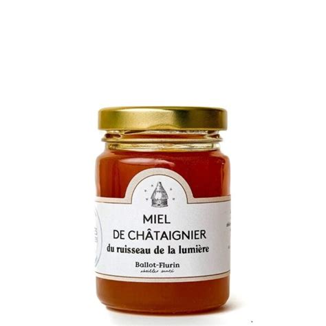 BALLOT FLURIN Miel de Châtaignier 125g Halte Terre Native