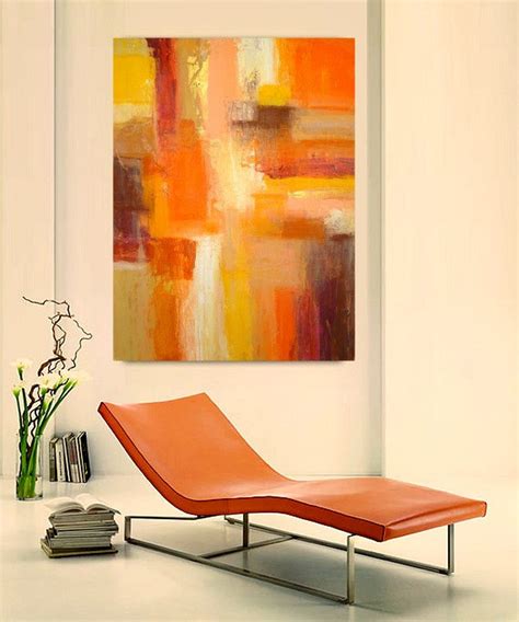 Large Original Abstract Painting Fine Art On Gallery Canvas Etsy