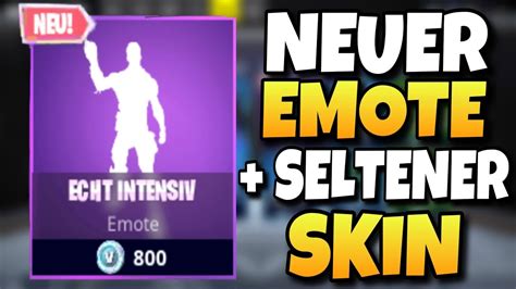 Neuer Emote „echt Intensiv“ Seltener Skin 🛒 Fortnite Daily Shop 27