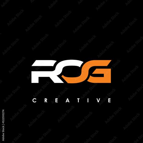 ROG Letter Initial Logo Design Template Vector Illustration Stock ...