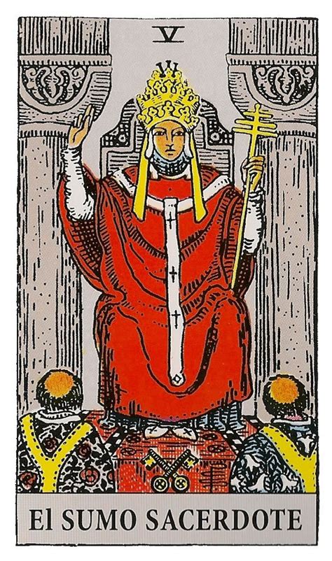 El Hierofante O El Sumo Sacerdote Tarot Gratis