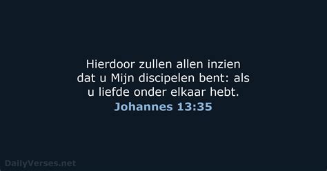 22 April 2021 Bijbeltekst Van De Dag HSV Johannes 13 35