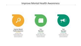 Improve Mental Health Awareness Ppt Powerpoint Presentation Outline ...