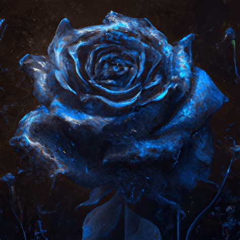 Black And Blue Rose Wallpaper