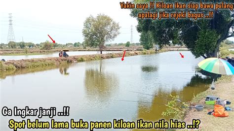 Gapernah Ingkar Spot Mancing Belum Lama Buka Malah Panen Kiloan