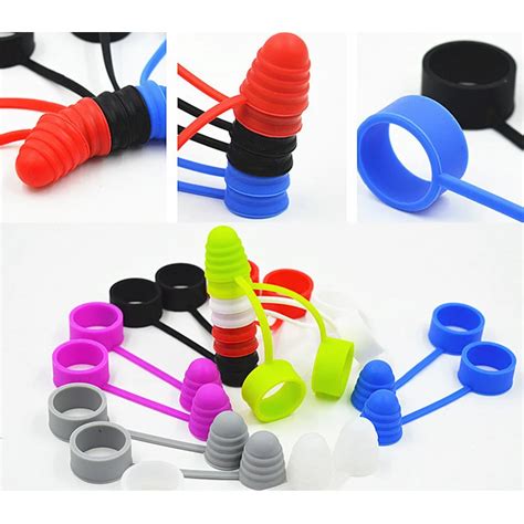 Universal Soft Silicone Drip Tip Dust Cap Vape Band For Rda Rta Atomiser Tanks Electronic