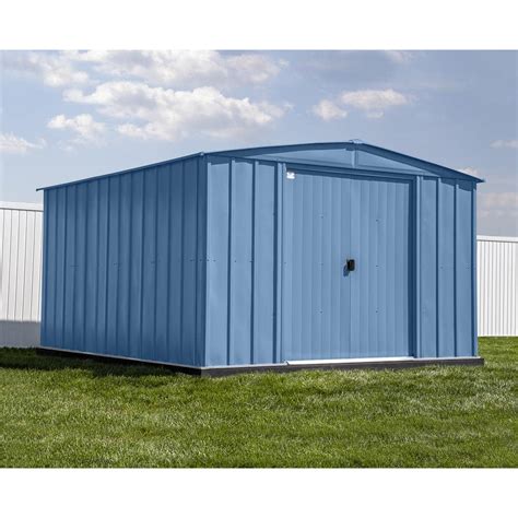 Arrow Classic Ft W X Ft D Blue Grey Metal Shed Sq Ft