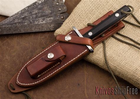 Randall Made Knives Model 17 Astro Stainless Steel Black Micarta