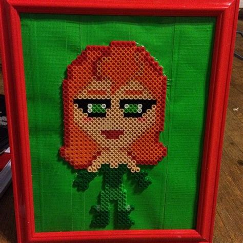 Poison Ivy Perler Beads By Nerdybeadz Perler Bead Patterns Perler Beads Perler Patterns