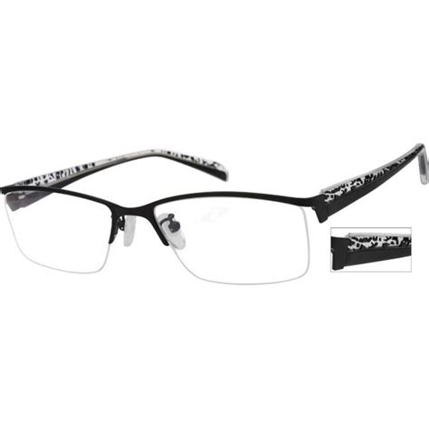 Black Rectangle Glasses 919221 Zenni Optical Eyeglasses Glasses Zenni Zenni Optical