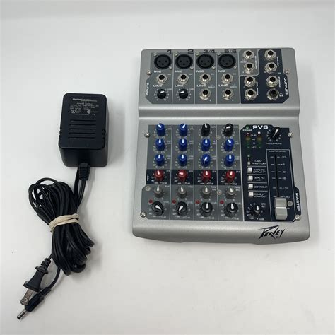 Peavey PV6 6-Channel Compact Stereo Live Sound Microphone/Line Audio