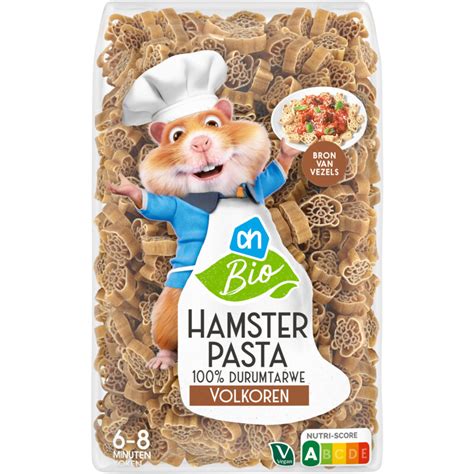 Albert Heijn Biologische Hamsterpasta Volkoren Zak Gram