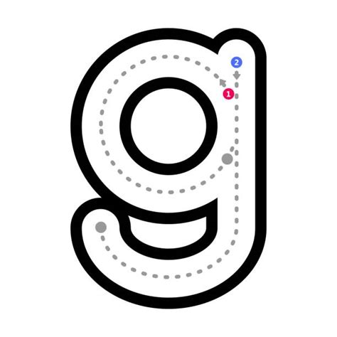 Bubble Letters Lowercase G