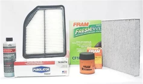 Kit De Filtros Honda Cr V 2 4 12 14 Fram Cabina Aceite Y Air