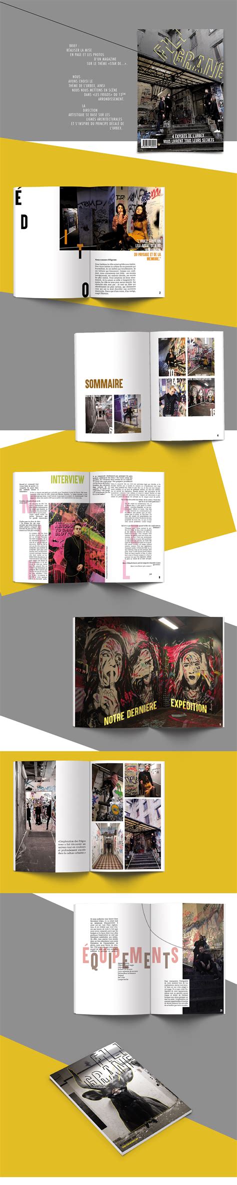 Filigrane - Design Éditorial on Behance