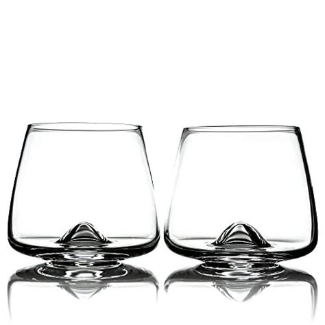 Greenline Goods Whiskey Glasses Set Large 14 Oz Crystal Glass Hand