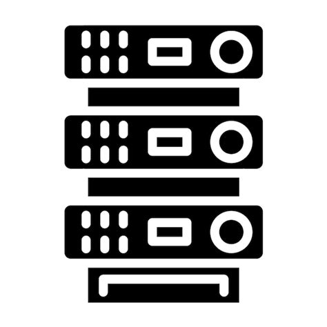 Premium Vector Vector Design Rackmount Server Icon Style