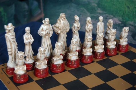 Harry Potter Chess Set, Customisable Colours pieces Only - Etsy