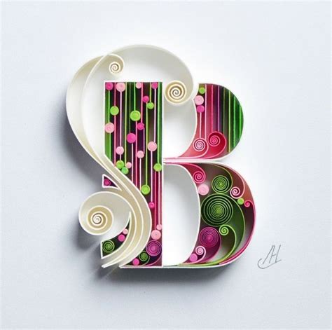 Examples Of Creative Paper Typography Art By Anna Chiara Valentini