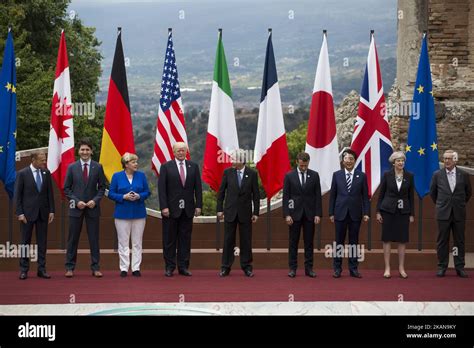 World Leaders From Left To Right European President Commisioner