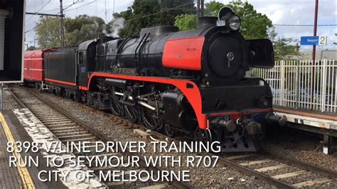 V Line Driver Training Run To Seymour With R City Of Melbourne