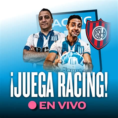 Racing vs San Lorenzo en vivo la transmisión Racing de Alma