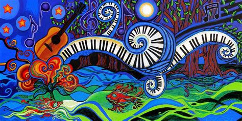 The Power Of Music Painting by Genevieve Esson