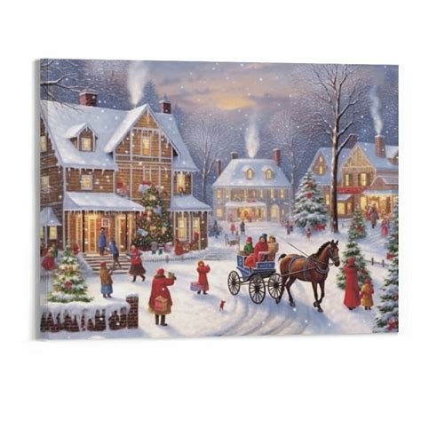 Christmas Wall Art Christmas Canvas Wall Art Christmas Tree Red