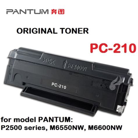 Pantum PC 210 Original Toner Cartridge P2500W M6500NW M6600NW