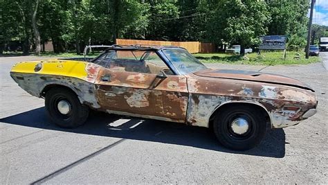 Rare 1970 Dodge Challenger Barn Find Emerges With Rust And Nice