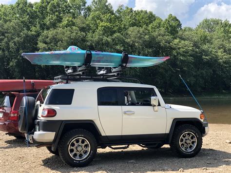 Stock Roof Rack And Kayak Mounting Toyota FJ Cruiser Forum