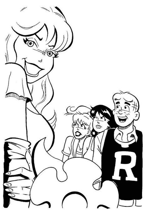 Coloring Books Coloring Pages Betty And Veronica Archie Comics