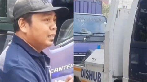 Tangis Sopir Pecah Truknya Diderek Petugas Parkir Di Bahu Jalan Demi